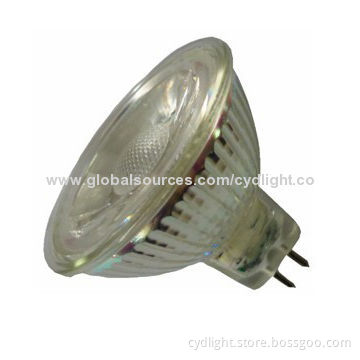 MR16 LED Bulb, Halogen Glass COB, 250lm Luminous Flux, 22W Replacement, 80Ra CRI